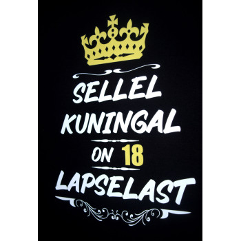 Sellel kuningal on 4 lapselast T-särk